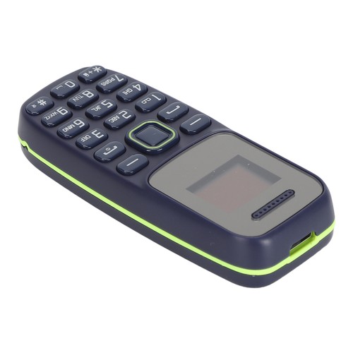 2G Phone Unlocked For Elderly 0.66 Inch Dual SIM GSM Mini Phone Music Player Blu - Picture 9 of 12