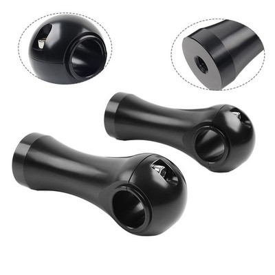 2,0'' CNC-Lenker-Riser-Klemmen für Harley Dyna Softail Road King 1''Lenker Schwarz