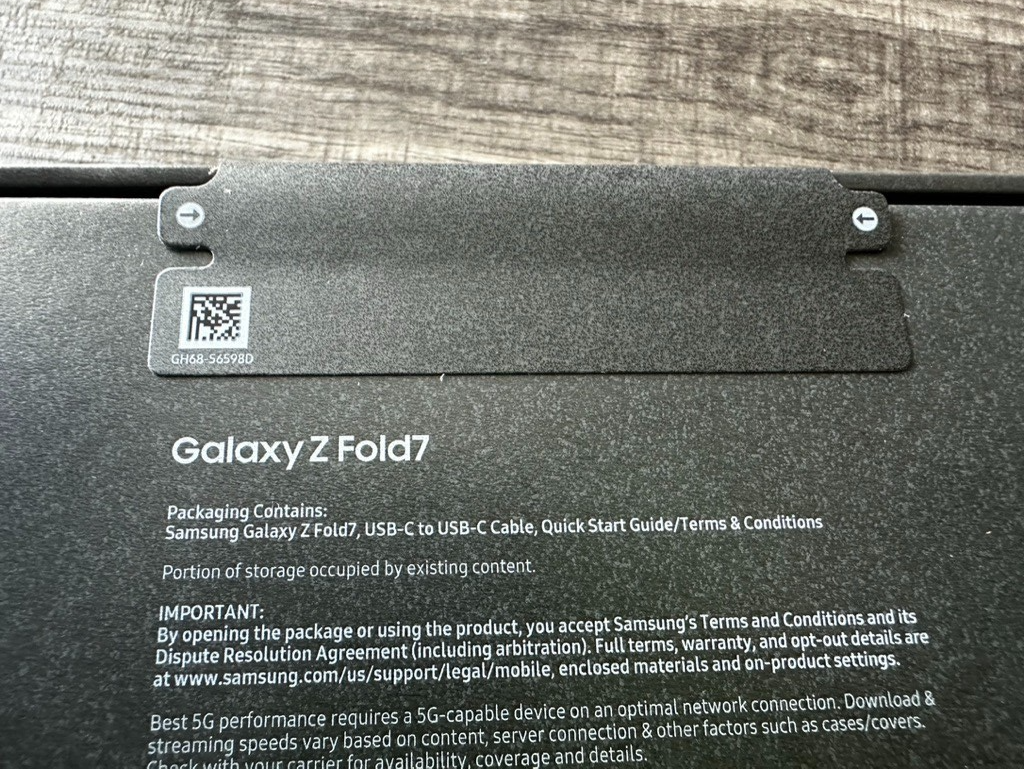 Samsung Galaxy Z Fold 7 - 512 GB - Blue Shadow (Unlocked