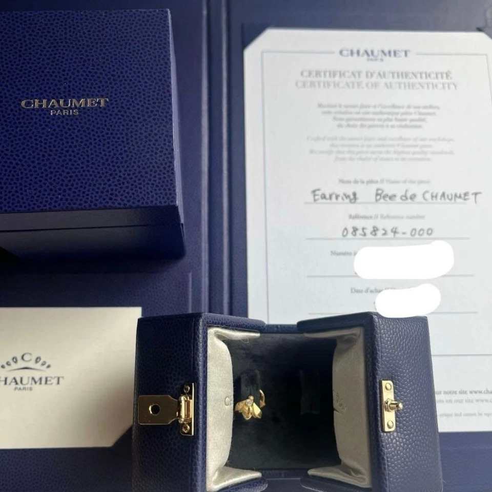 Pendiente ÚNICO Chaumet Bee de Chaumet Oro Amarillo 18k Abeja con Caja de Papel Foto 2 de 4