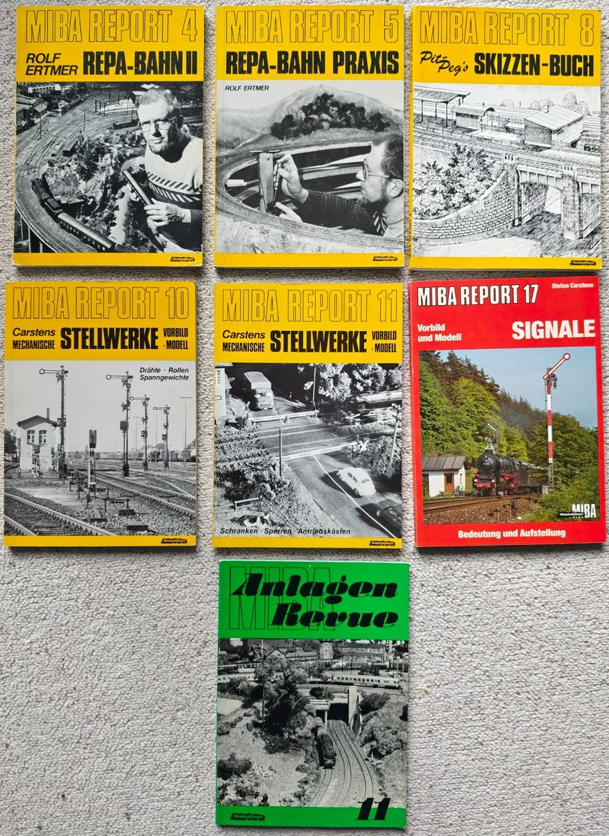 7 Stk. Bücher "MIBA Report"