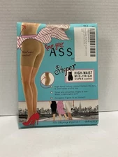 Love Your Assets By Spanx High-Waist Mid-Thigh Super Control Shaper Size 6, Nude