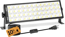 180W LED Shop Lights With 10FT Cord Swtich Aluminum 20000LM Ultra-Bright Garage