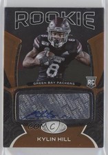 2021 Certified Rookie Signatures Mirror Etch Orange 18/30 Kylin Hill Auto 1e0