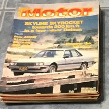 Modern Motor Mag Feb 1982. Rover 2500 Nissan Skyline Honda Accord Alfa