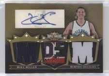 2007-08 Topps Triple Threads Relic Sepia 1/5 Mike Miller #TTRA64 Auto 3c7