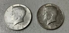 KENNEDY SILVER HALF DOLLAR ~ A PAIR OF 1964 COINS