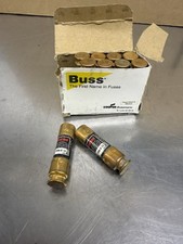 Box Of 10 Bussmann FRN-R-15 Fusetron Class RK5 Fuse 15 Amp 250V New Old Stock