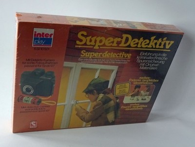 Vintage Retro Inter Play Super Detetiv Superdetective - Neu