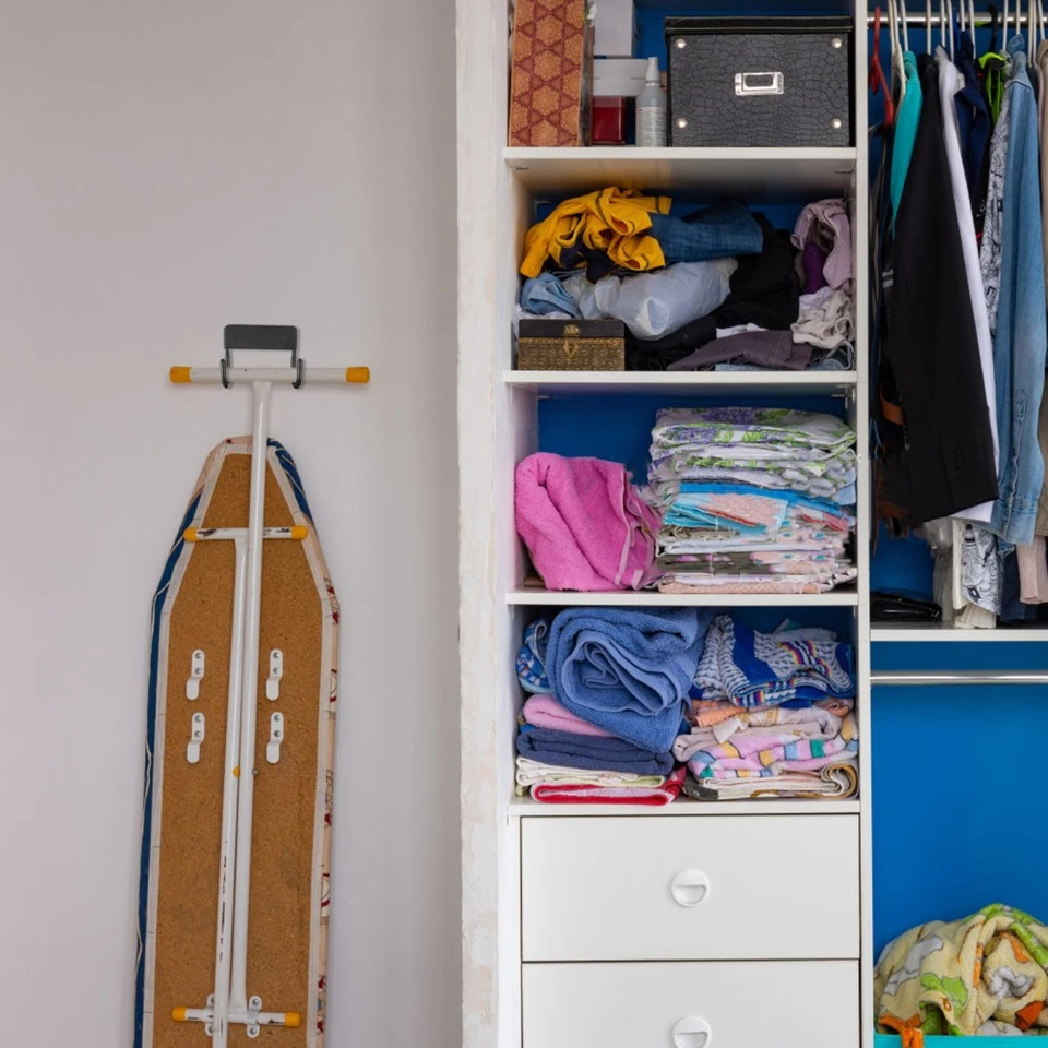  Wandhalterung Bügelbrett Bügelbrett-wandhalterung Kleiderbügelhalter - Bild 3 von 4