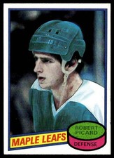 1980-81 Topps Robert Picard Toronto Maple Leafs #255