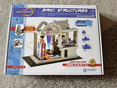 SNAP CIRCUITS, BRIC: STRUCTURES.  Electronic Brick Building Kit.