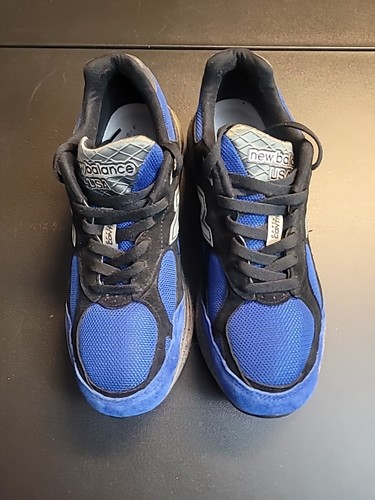 Herren New Balance 990 blau schwarz Größe 10,5 US990MC3 hergestellt in den USA kein Karton 2017