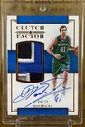 DIRK NOWITZKI 2016 National Treasures Clutch Factor Patch Autograph Bronze /25