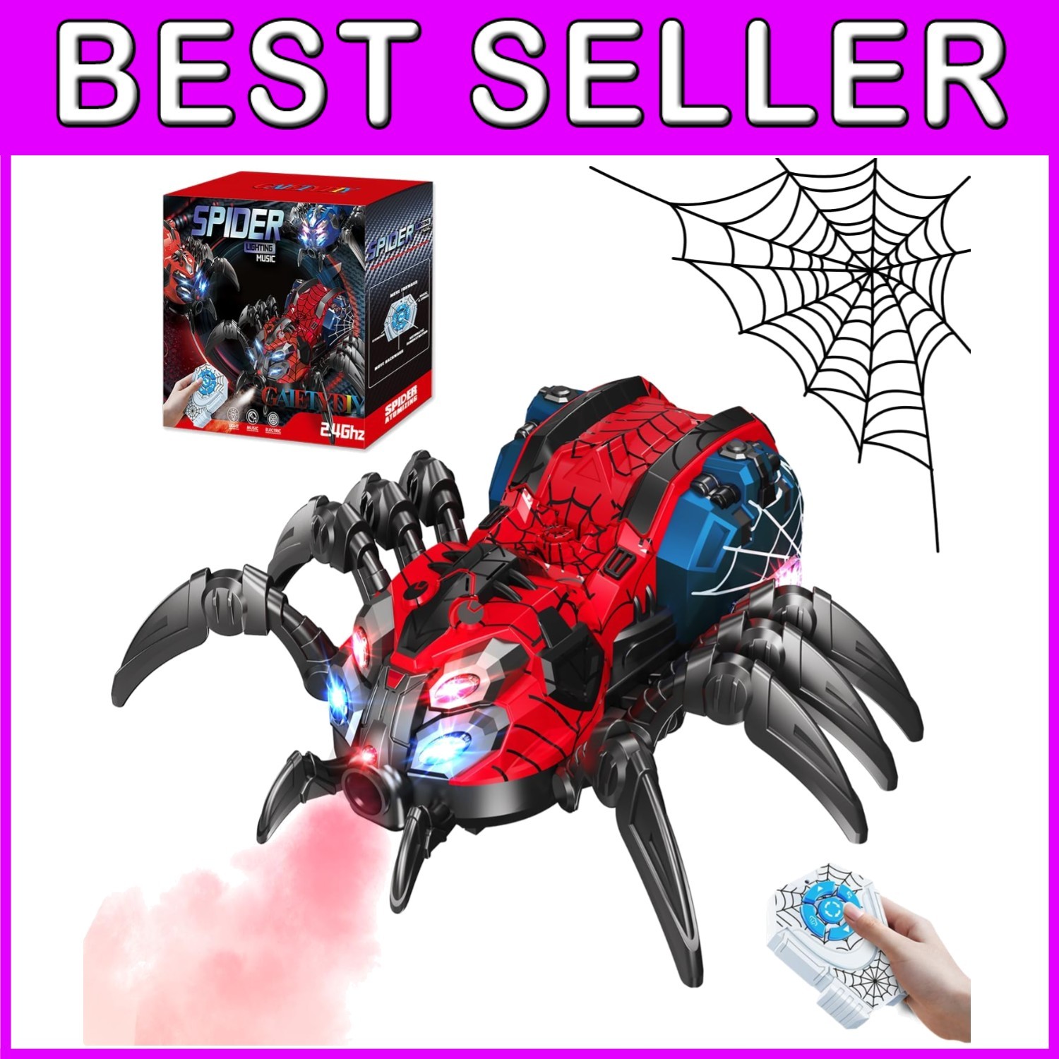 Realistic Remote Control Spider Toy
