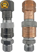 Oxy-Fuel Quick Connect Torch to Hose Coupler Set Safe Fuel Oxygen Disconnect