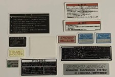 HONDA RVF400 NC35 RT MODEL Set adesivi decalcomanie nazionali giapponesi