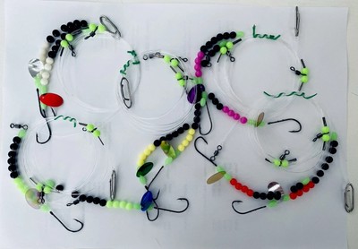 20 x 2 Haken Firetail Stinger Meeresangeln Rigs Neu für 2025 Barsch Liebe diese.