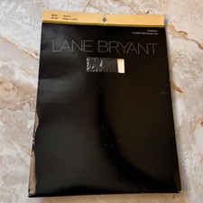 Lane Bryant Daysheer Hosiery Womens Size A Black Vintage Tights Sheer Pantyhose