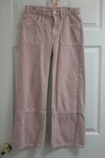 Old Navy Girls Wide Leg Baggy Jeans Sz 14 Pink