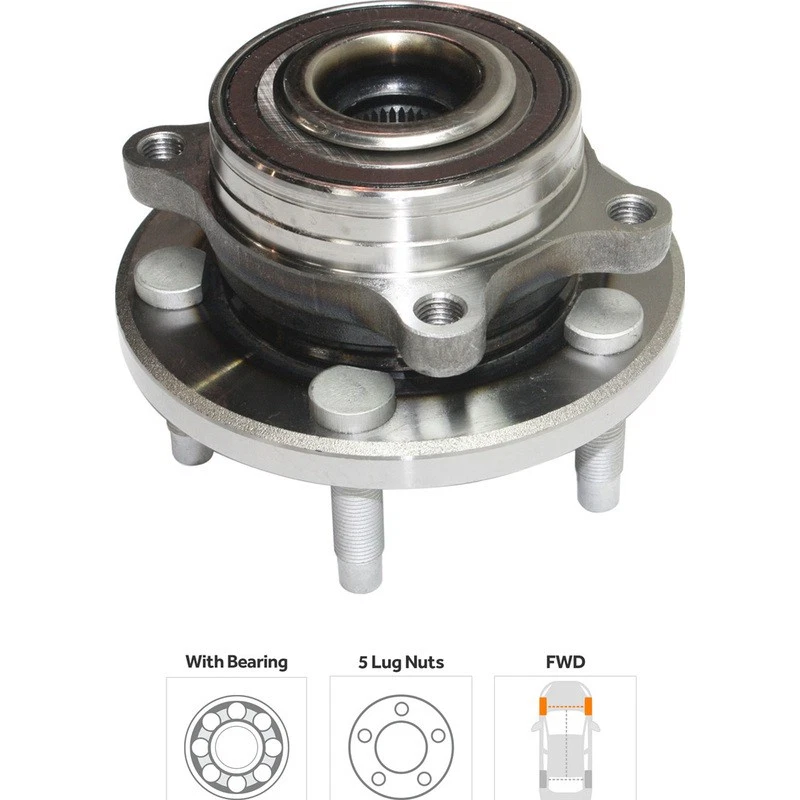 Cubo de roda para 09-19 Ford Edge Taurus Flex Police Interceptor Sedan Special - Imagem 2 de 4