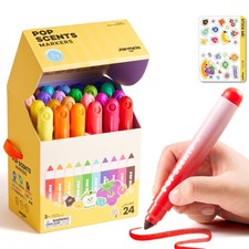 Scented Washable Markers for Kids Ages 4-8, Coloring Markers for Toddlers, Sa...
