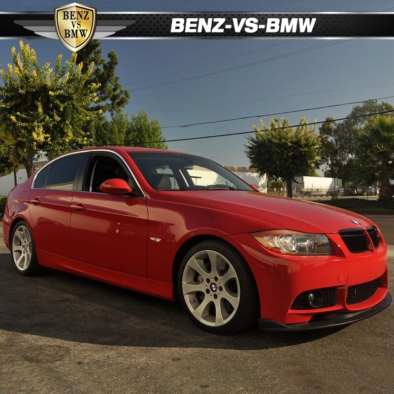 Fits 06-11 BMW E90 H Style Front Bumper Cover Lip (Aftermarket M Bumper Only)-PP - Image 2 of 4