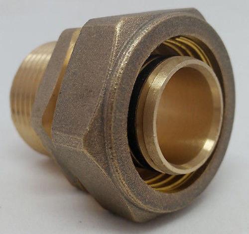 1" MPT Male Pipe Thread (4) Pex-al-Pex Compression Fitting