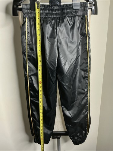 Nike Sportswear Varsity Jacket & Jogger Pants BV2748-010 Black Gold Girl’s Large - Picture 6 of 20