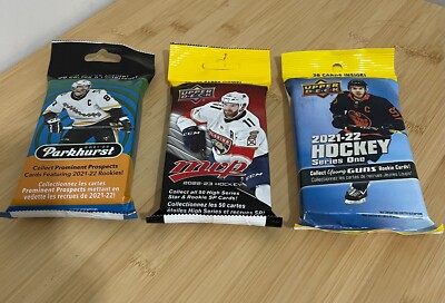 NHL Parkhurst, MVP, Hockey Series one Collect cards NHL 3 packs