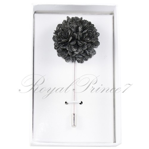 New in Box Mens Suit brooch chest buckle brooch Pin Floral flower lapel pin PL20 - Picture 10 of 13