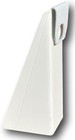 (25 pack) White Aluminum Gutter Wedge for 5 Inch K-Style Gutters- Use to Leve...