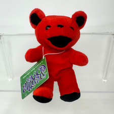 Grateful Dead Bertha Beanie Bear Red   NO NECK PIECE