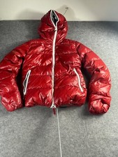 Duvetica Womens Full Zip Red  Down Puffer Jacket Size 38