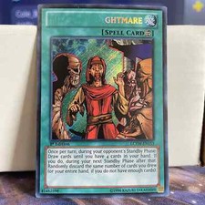 1° EDIZIONE MIRAGGIO DELL'INCUBO 1996 LCYW-EN155 CARTA YUGIOH (LP/MP) ERRORE 