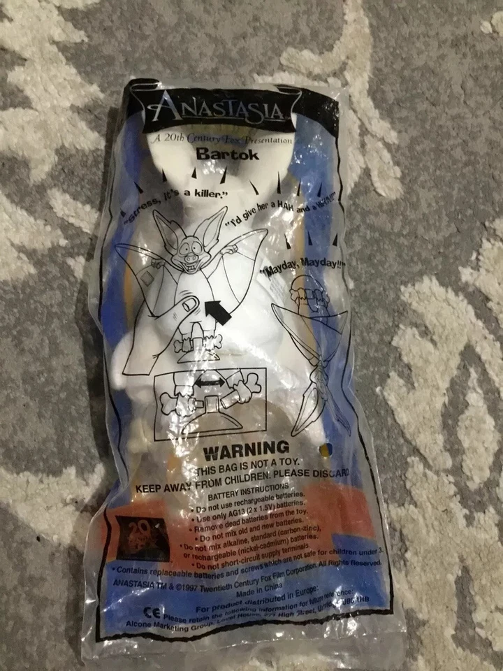 Vintage 1997 Anastasia 20th Century Fox Toys Set Of 4 Pooka Bartok Train... - Image 2 of 4