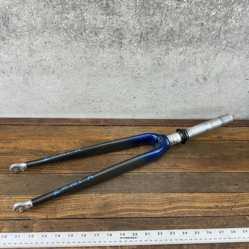 Klein Carbon Fiber Fork 700c 1 1/8 in Threadless 8" Steerer 205 mm Vintage Small - Picture 9 of 21