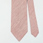 TOM FORD TIE Solid in Red Woven Linen Silk Cotton Necktie