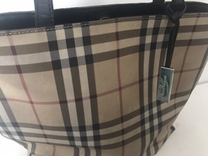 burberry nova check mini tote