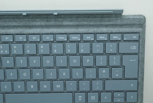 Microsoft Surface Pro 7 6 5 4 3 Ice Blue Signature Type Cover UK Clavier 1725 - Photo 5/9