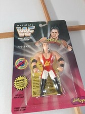 WWF WWE Bend Ems 1-2-3 Kid JusToys TitanSports 1995 Figure Model Rare  Vintage