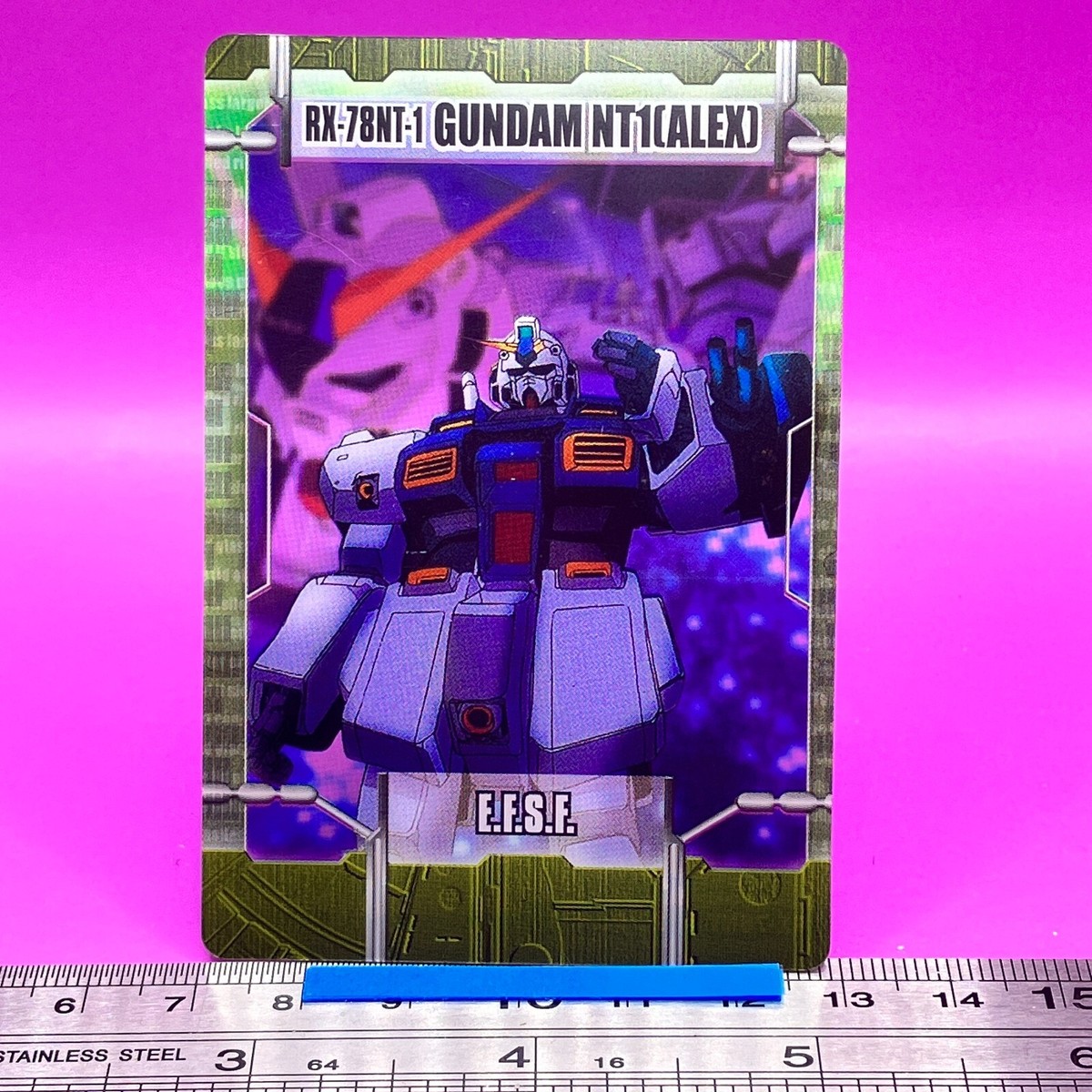 RX-78NT-1 Gundam NT-1 11-01-127 Gundam Wafer Card Morinaga TCG