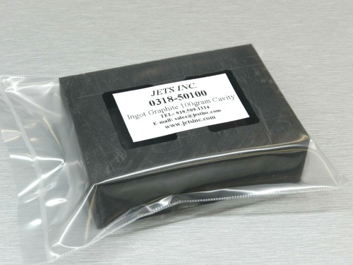 Graphite Ingot Mold 100 Gram 2 Cavity Machined Make Gold Silver Bars Melting Kit - 第 7/7 張圖片
