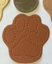 PAW PRINT Die-Cuts 6pc Approx.2"x 2" Animal  Puppy  Dog  Bears  Pets  Scrapbooking  