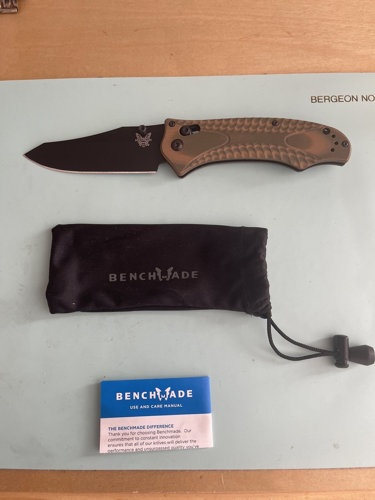 Benchmade Rift Benchmade 950 Osborne RIFT Axis Knife Black/OD Green G10 154CM Steel ...