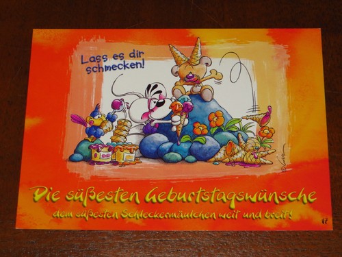 Diddl Postkarte H -Serie Deutsch AUSSUCHEN Rarität NEU 1-94 Rückseite grau - Picture 8 of 31