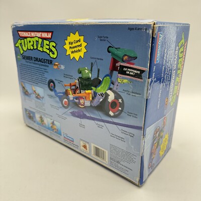ガレージseek TMNT Ninja Turtles Sewer Dragster Vehicle Rip Cord Complete