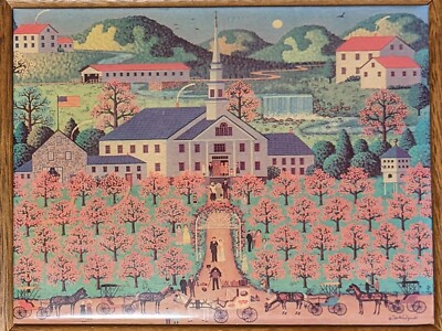 Georgina's Country Creations Charles Wysocki Wedding Wood Framed