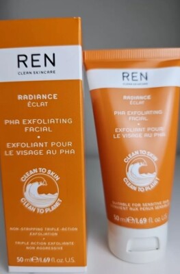 REN Clean Skincare PHA Exfoliating Facial 50 ml 1.69 Fl Oz New 69$MSRP    FACE