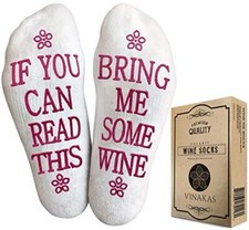 Funny Wine Socks for Women - Perfect Wine Gifts for Women and Wine Accessories
